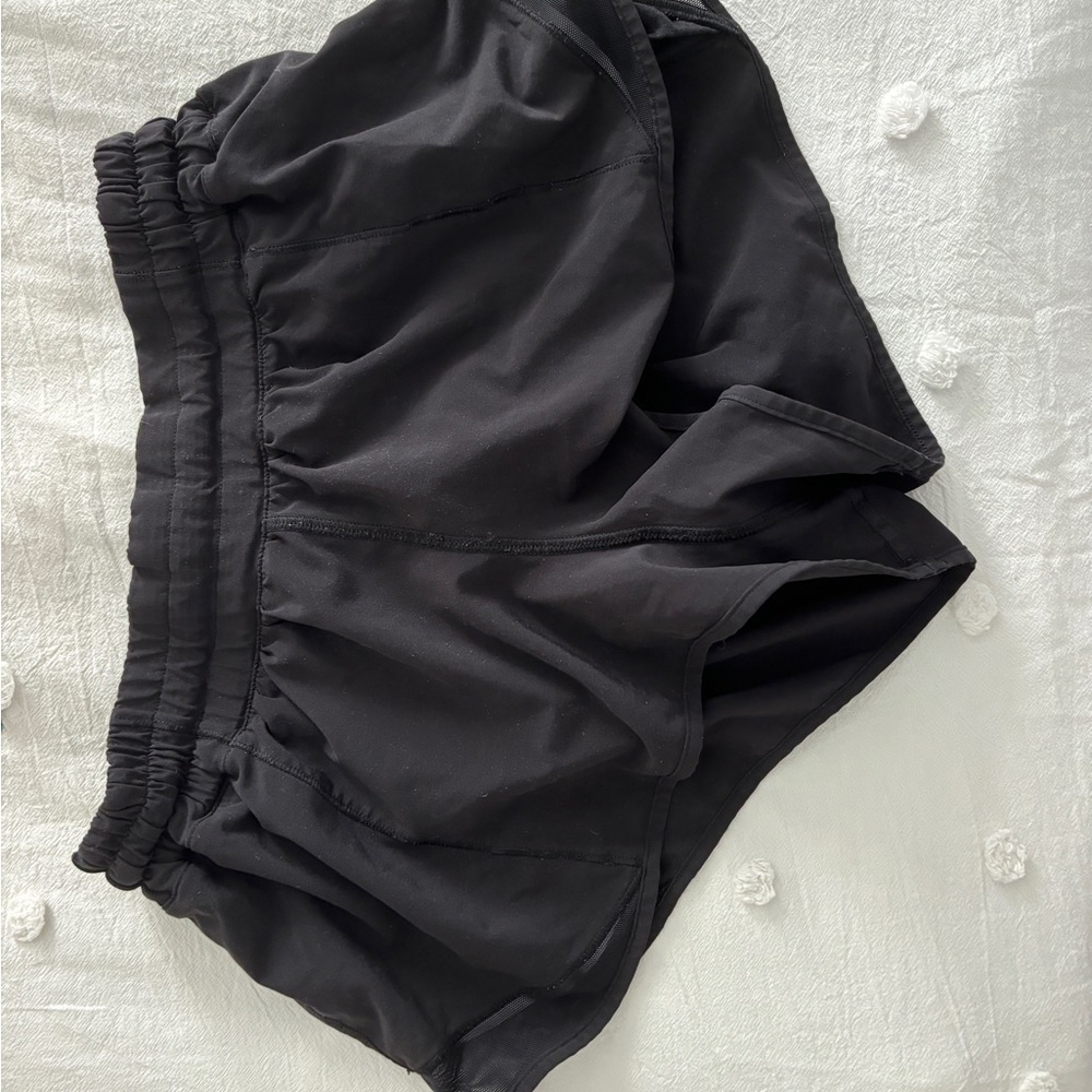 lululemon hottie hot  Black Athletic Shorts